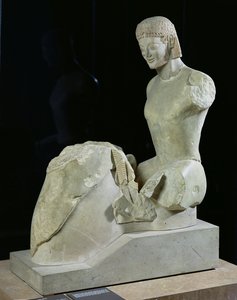 ランピンライダー、紀元前550〜540年頃（大理石）